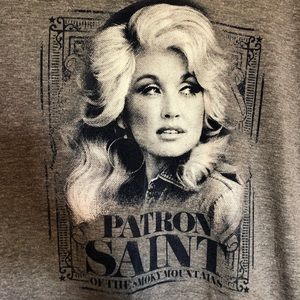 Dolly Parton tshirt, size XL, gray